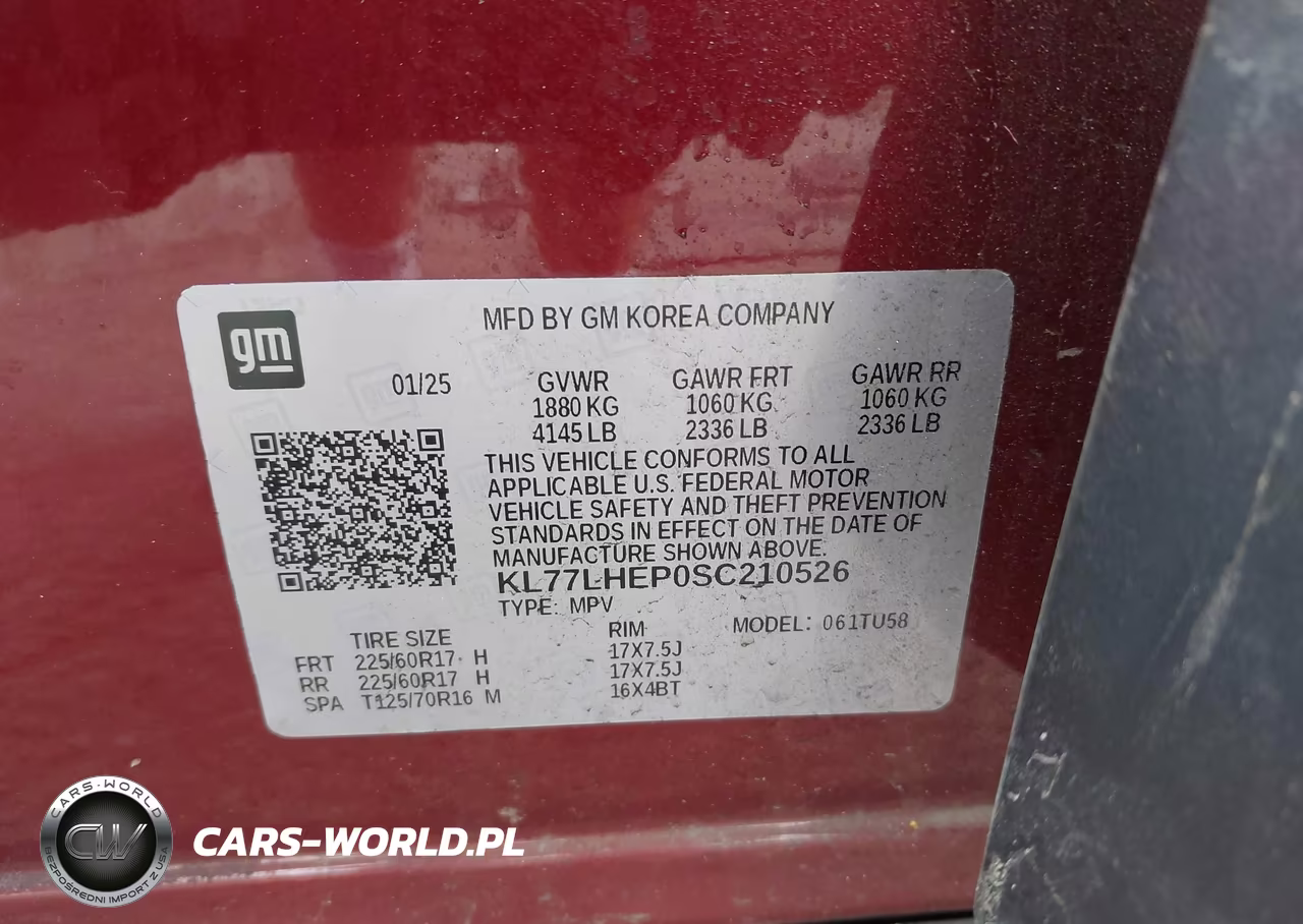2025 Chevrolet Trax Fwd Lt VIN:KL77LHEP0SC210526 - 9