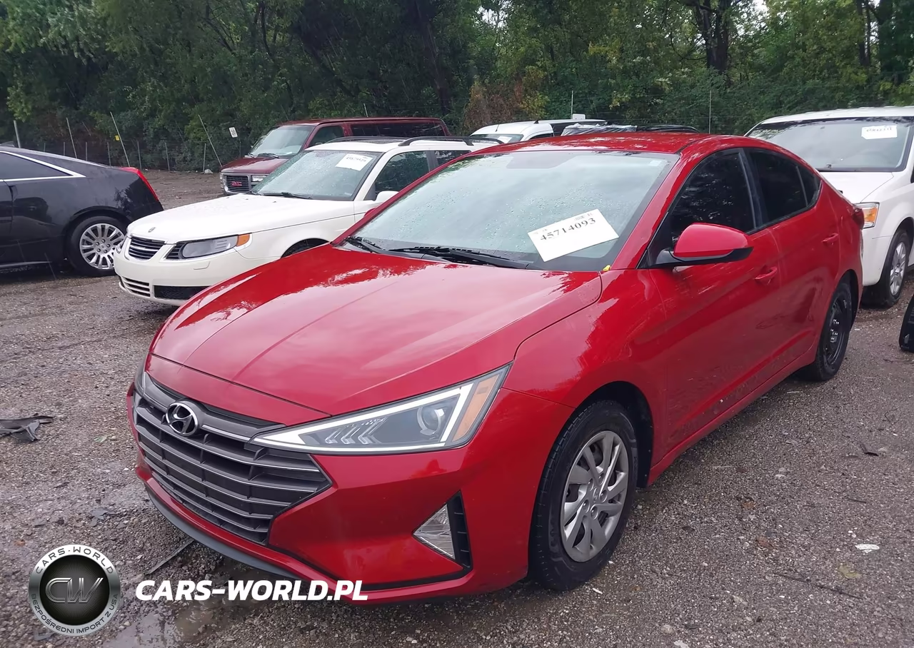 2019 Hyundai Elantra Se VIN:KMHD74LF7KU758543 - 2