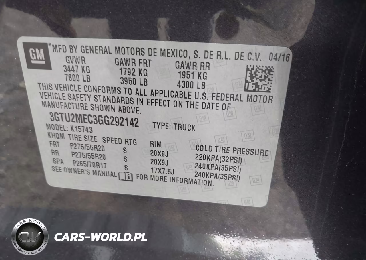 2016 GMC Sierra 1500 Sle VIN:3GTU2MEC3GG292142 - 9
