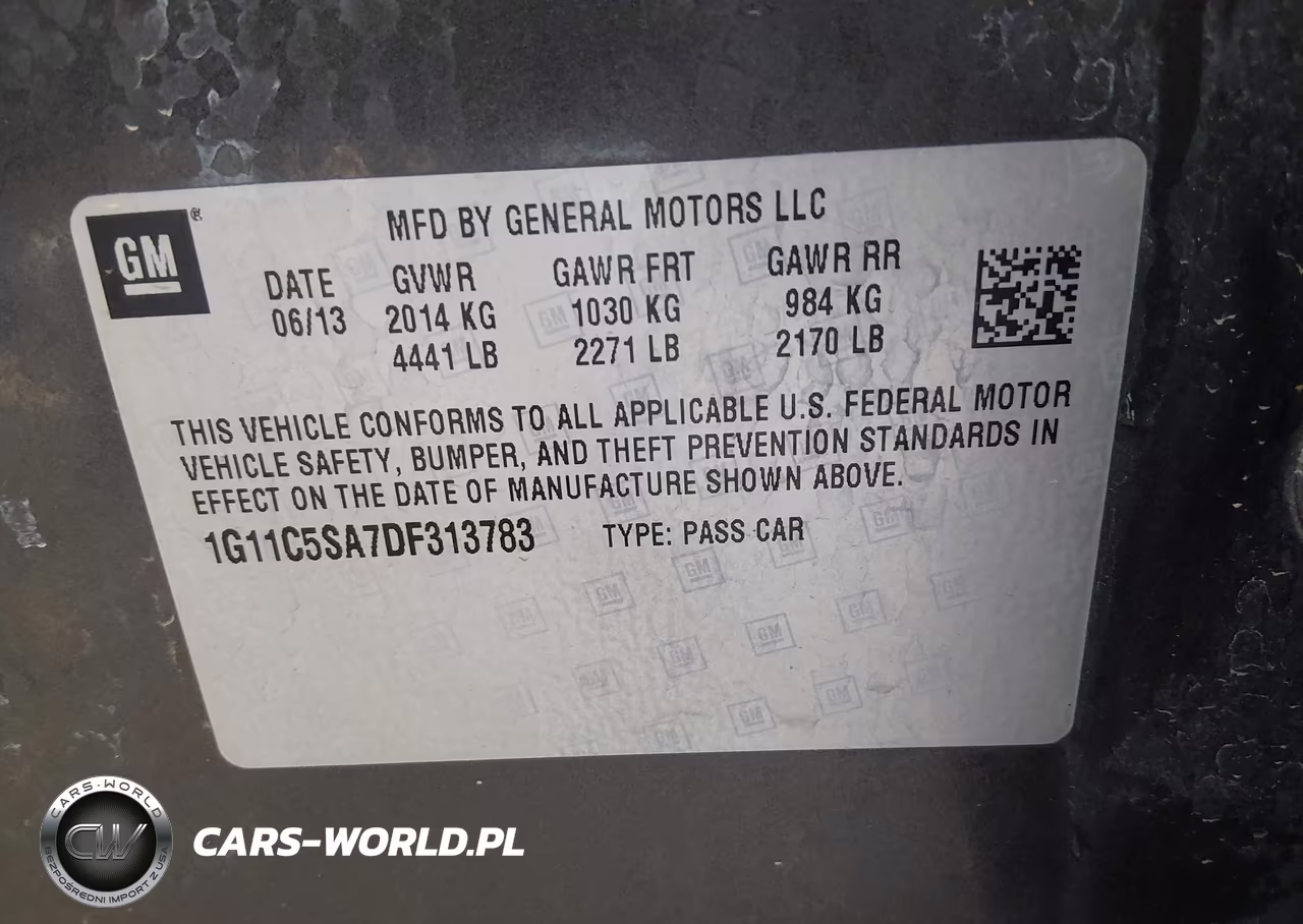 2013 Chevrolet Malibu 1Lt VIN:1G11C5SA7DF313783 - 9