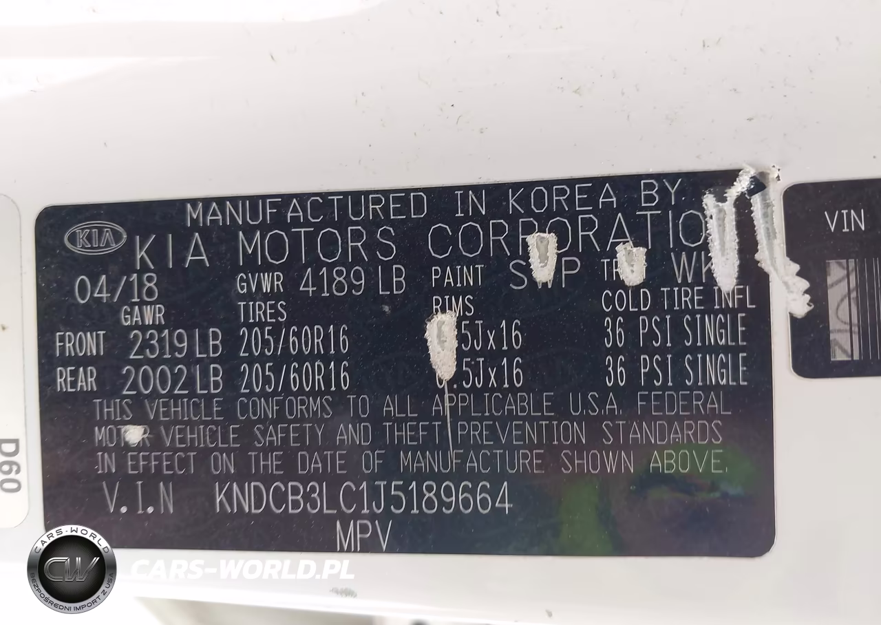 2018 Kia Niro Lx VIN:KNDCB3LC1J5189664 - 9