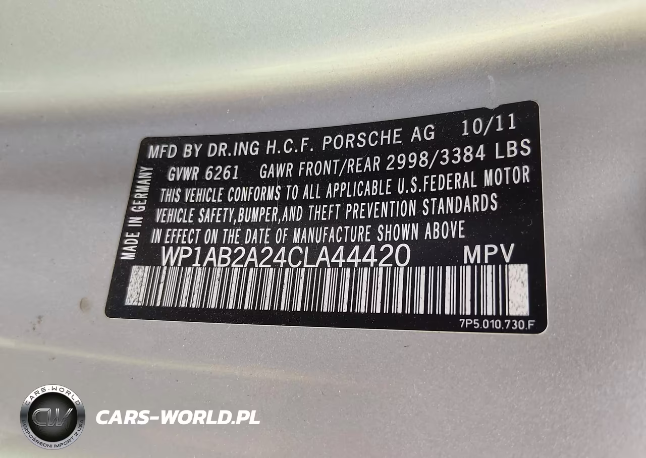 2012 Porsche Cayenne S VIN:WP1AB2A24CLA44420 - 9