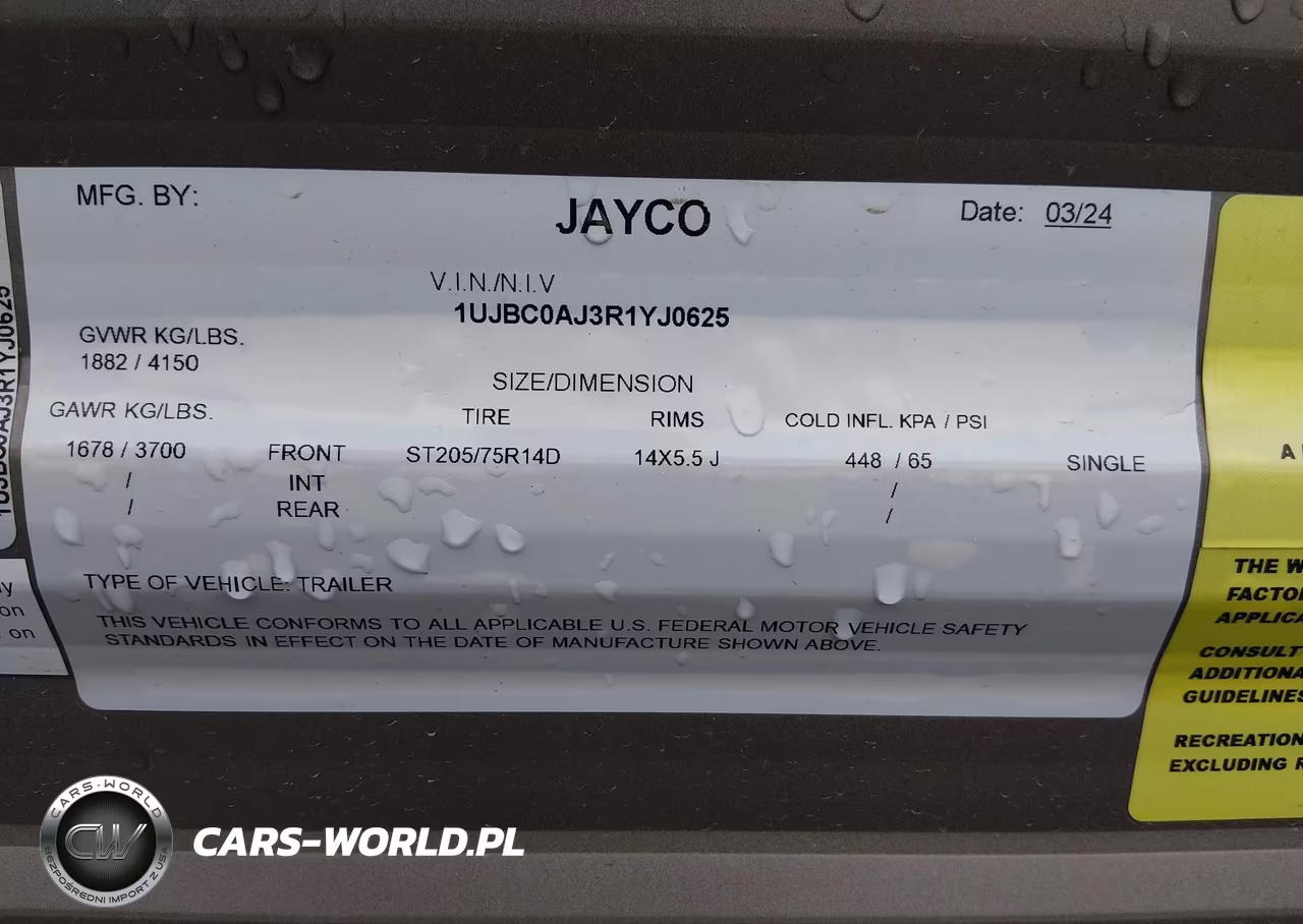 2024 Jayco Other VIN:1UJBC0AJ3R1YJ0625 - 9