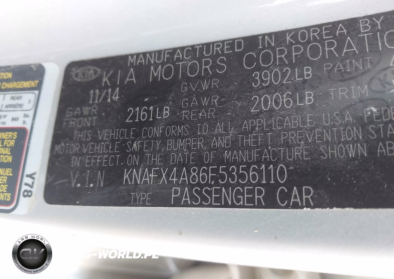2015 Kia Forte Ex VIN:KNAFX4A86F5356110 - 9