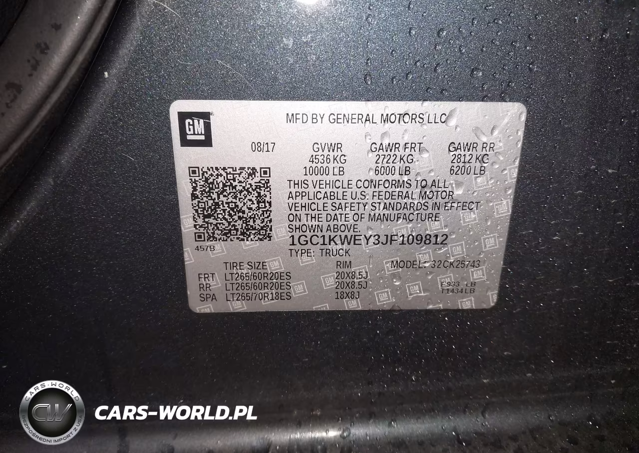 2018 Chevrolet Silverado 2500Hd Ltz VIN:1GC1KWEY3JF109812 - 9