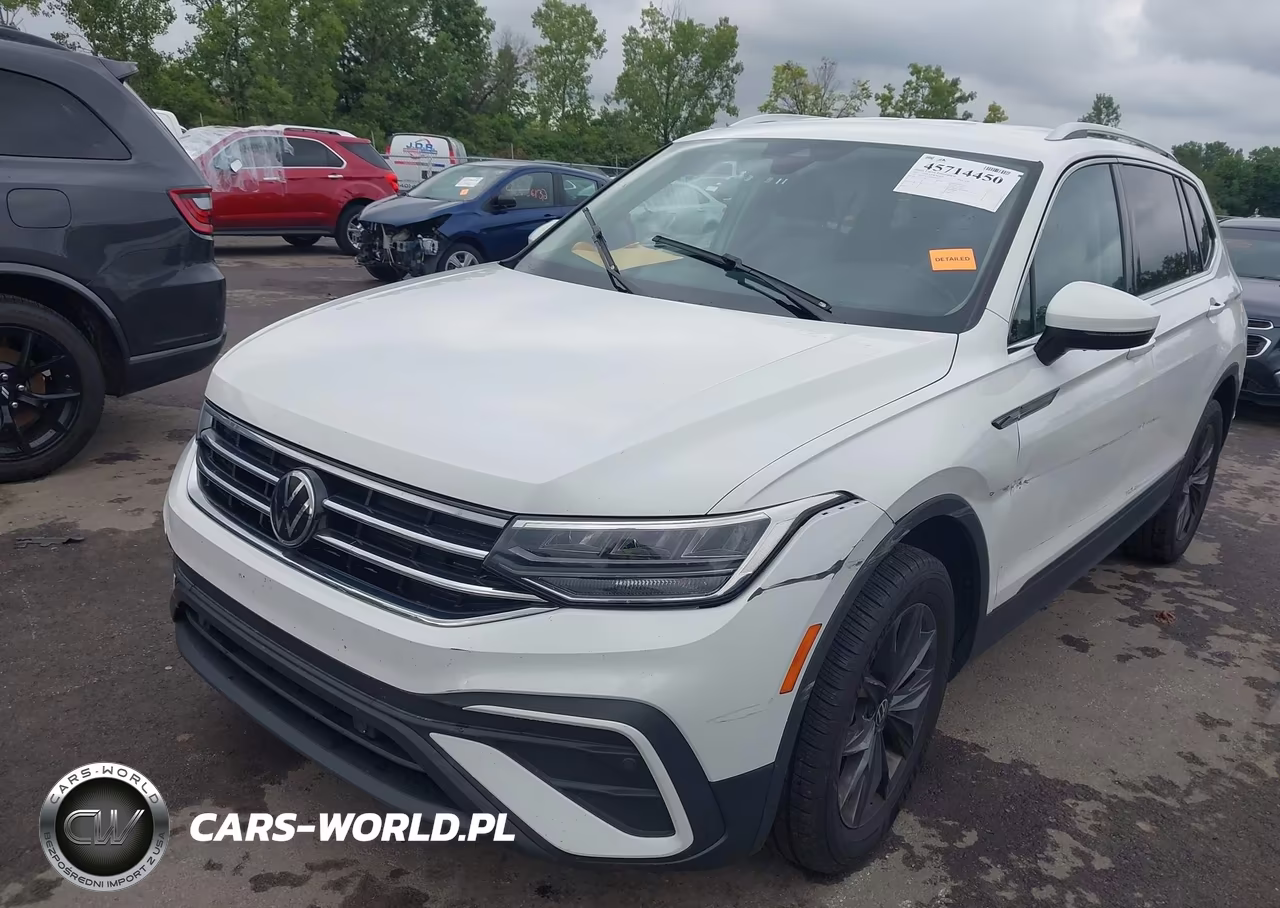 2022 Volkswagen Tiguan 2.0T Se VIN:3VV2B7AX2NM078017 - 2