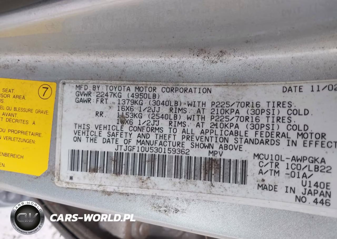 2003 Lexus Rx 300 VIN:JTJGF10U530159362 - 9
