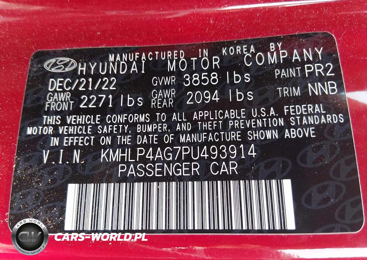 2023 Hyundai Elantra Limited VIN:KMHLP4AG7PU493914 - 9