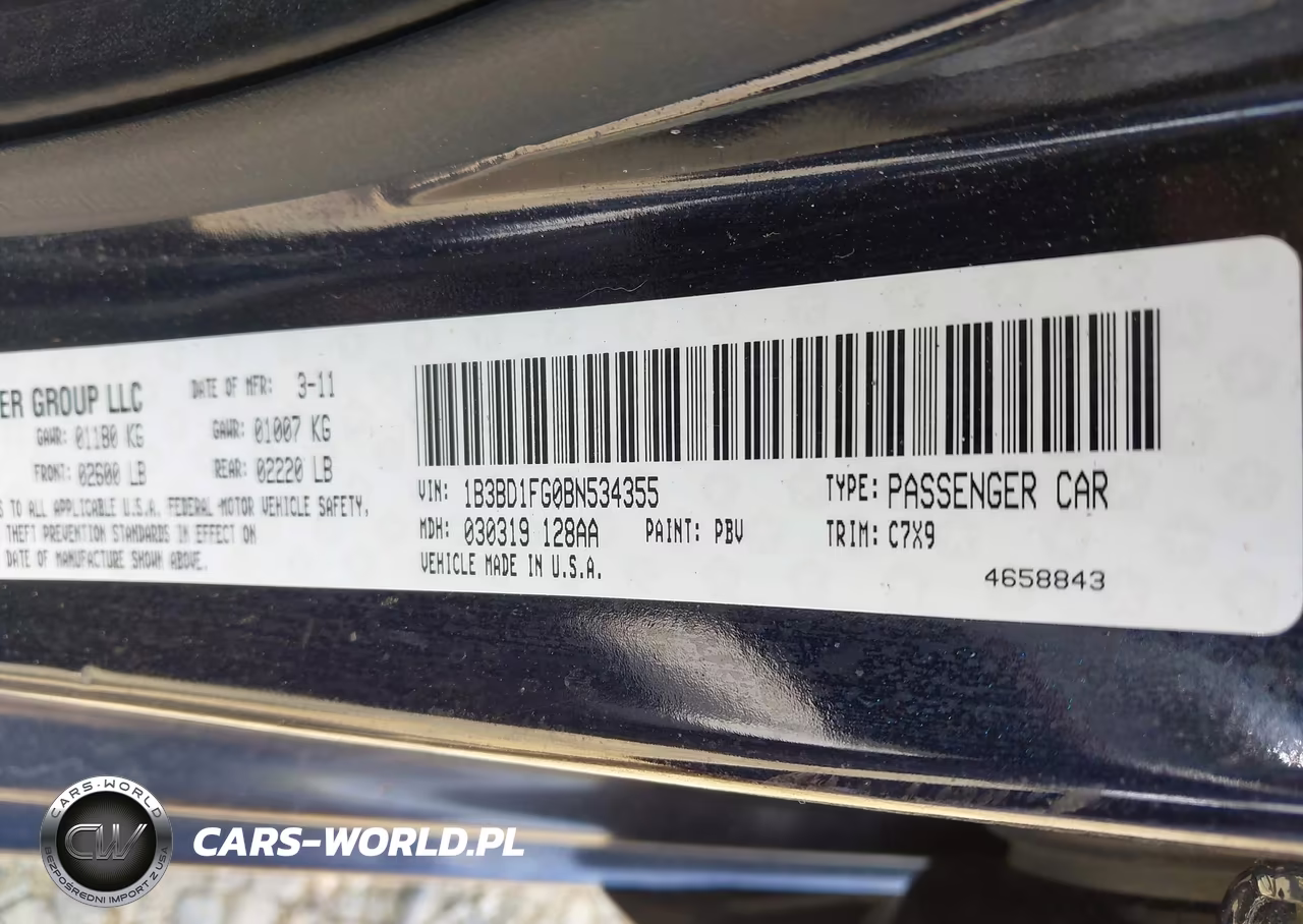 2011 Dodge Avenger Mainstreet VIN:1B3BD1FG0BN534355 - 9