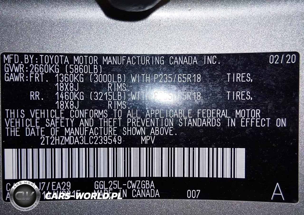 2020 Lexus Rx 350 VIN:2T2HZMDA3LC239549 - 9
