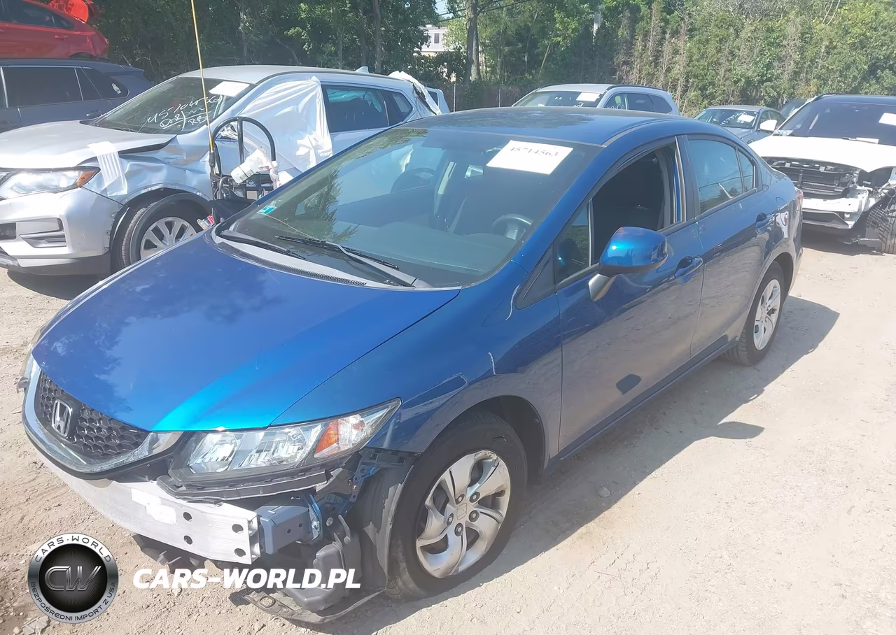 2013 Honda Civic Lx VIN:2HGFB2F56DH592266 - 2