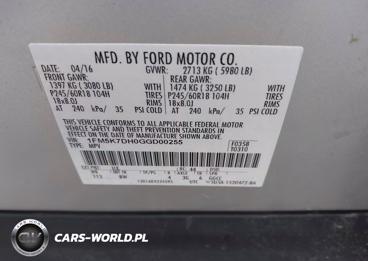 2016 Ford Explorer Xlt VIN:1FM5K7DH0GGD00255 - 9