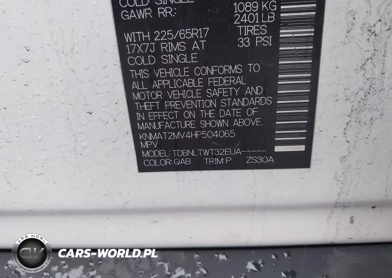 2017 Nissan Rogue Sv VIN:KNMAT2MV4HP504065 - 9