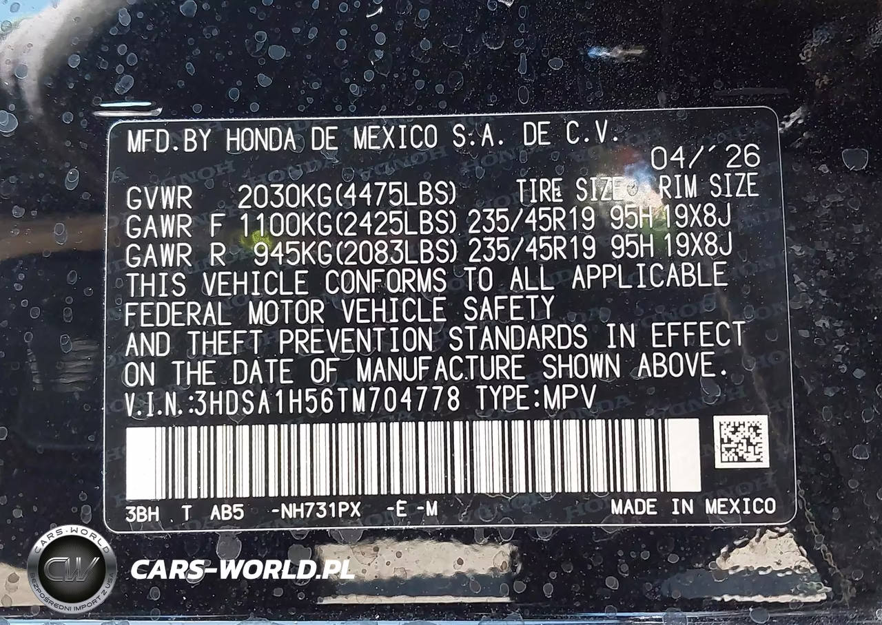 2026 Acura Adx A-Spec VIN:3HDSA1H56TM704778 - 9