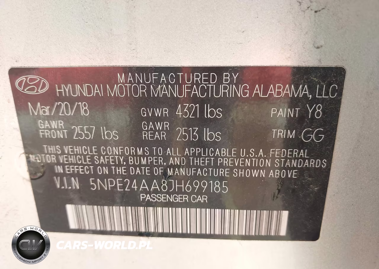 2018 Hyundai Sonata Eco VIN:5NPE24AA8JH699185 - 9