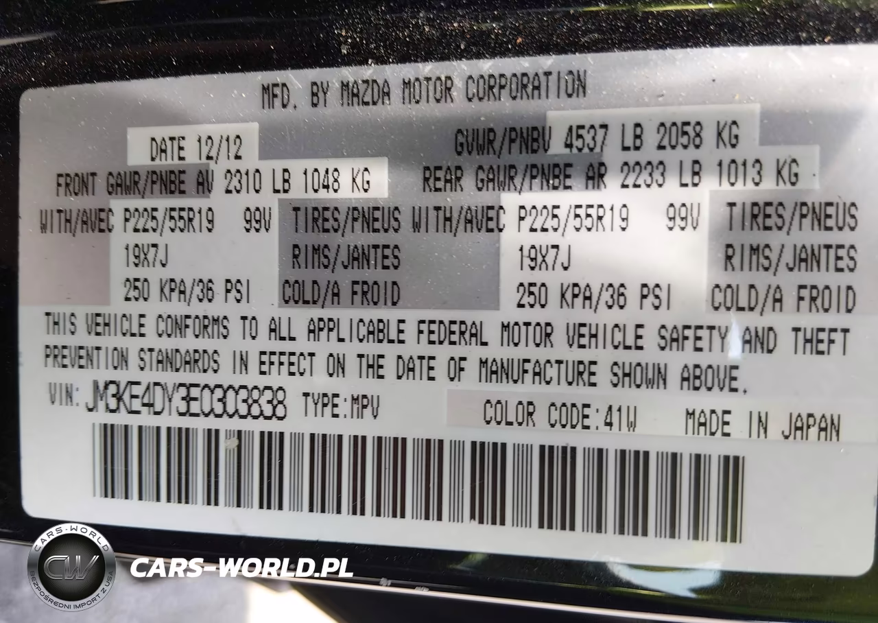 2014 Mazda Cx-5 Grand Touring VIN:JM3KE4DY3E0303838 - 9