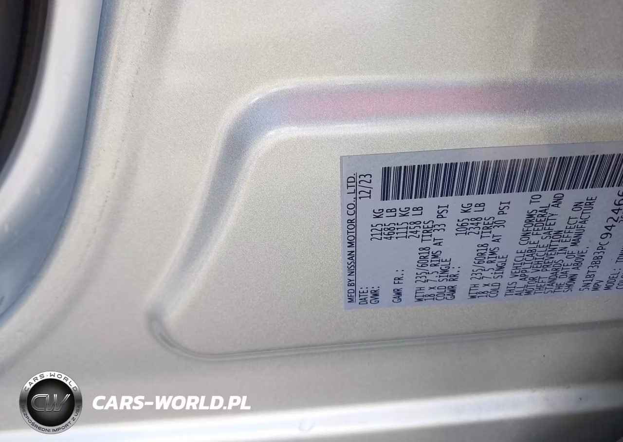 2023 Nissan Rogue Sv VIN:5N1BT3BB3PC942466 - 9