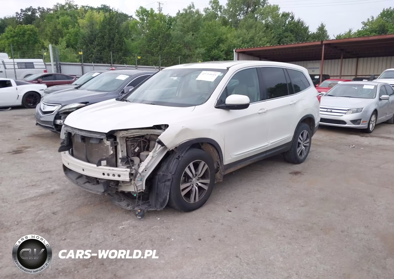 2016 Honda Pilot Ex-L VIN:5FNYF6H68GB053019 - 2