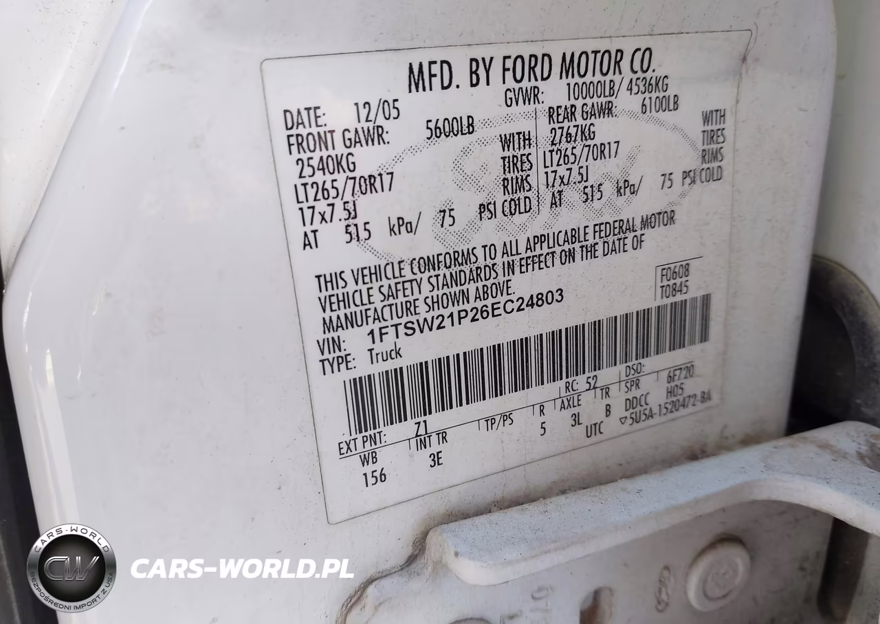 2006 Ford F-250 Lariat-Xl-Xlt VIN:1FTSW21P26EC24803 - 9
