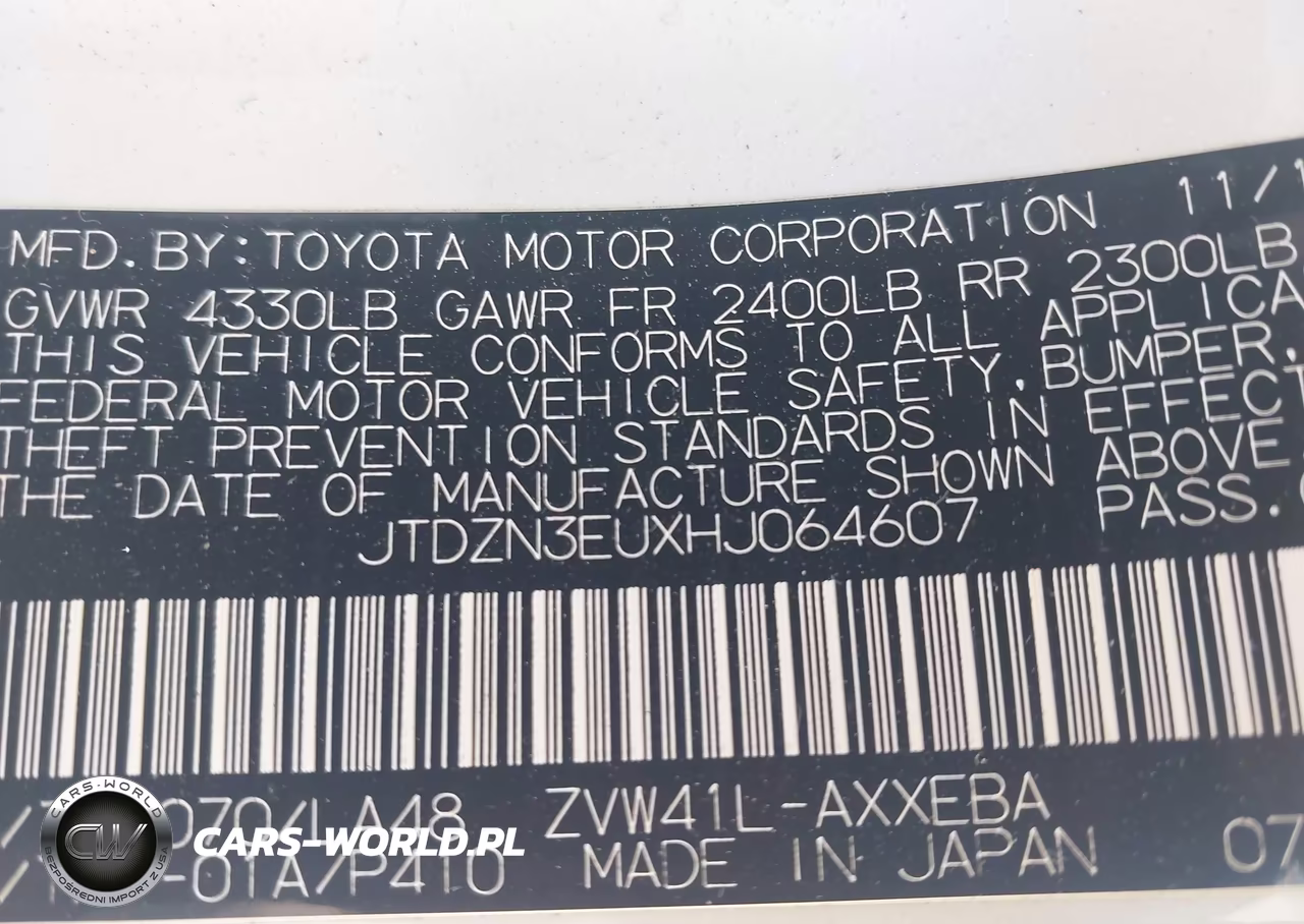 2017 Toyota Prius V Five VIN:JTDZN3EUXHJ064607 - 9
