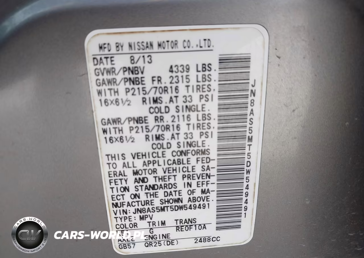 2013 Nissan Rogue S VIN:JN8AS5MT5DW549491 - 9