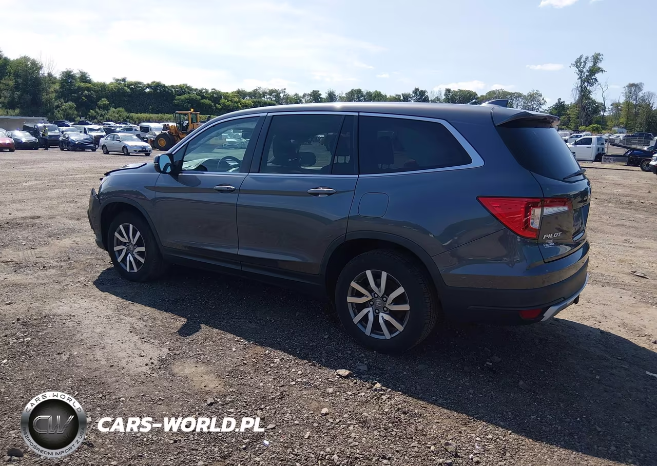 2020 Honda Pilot Awd Ex-L VIN:5FNYF6H51LB065630 - 3
