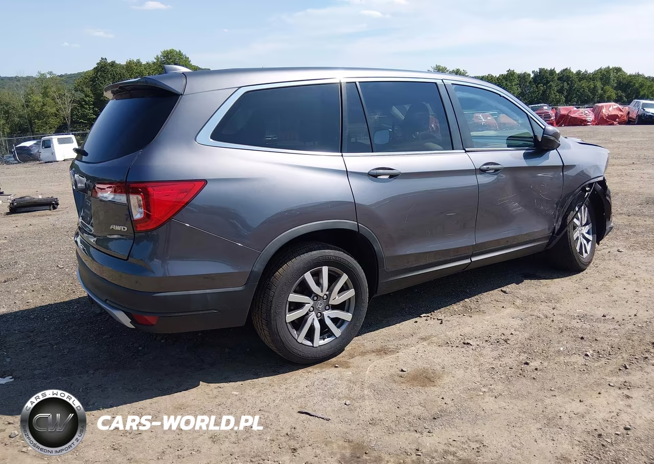2020 Honda Pilot Awd Ex-L VIN:5FNYF6H51LB065630 - 4