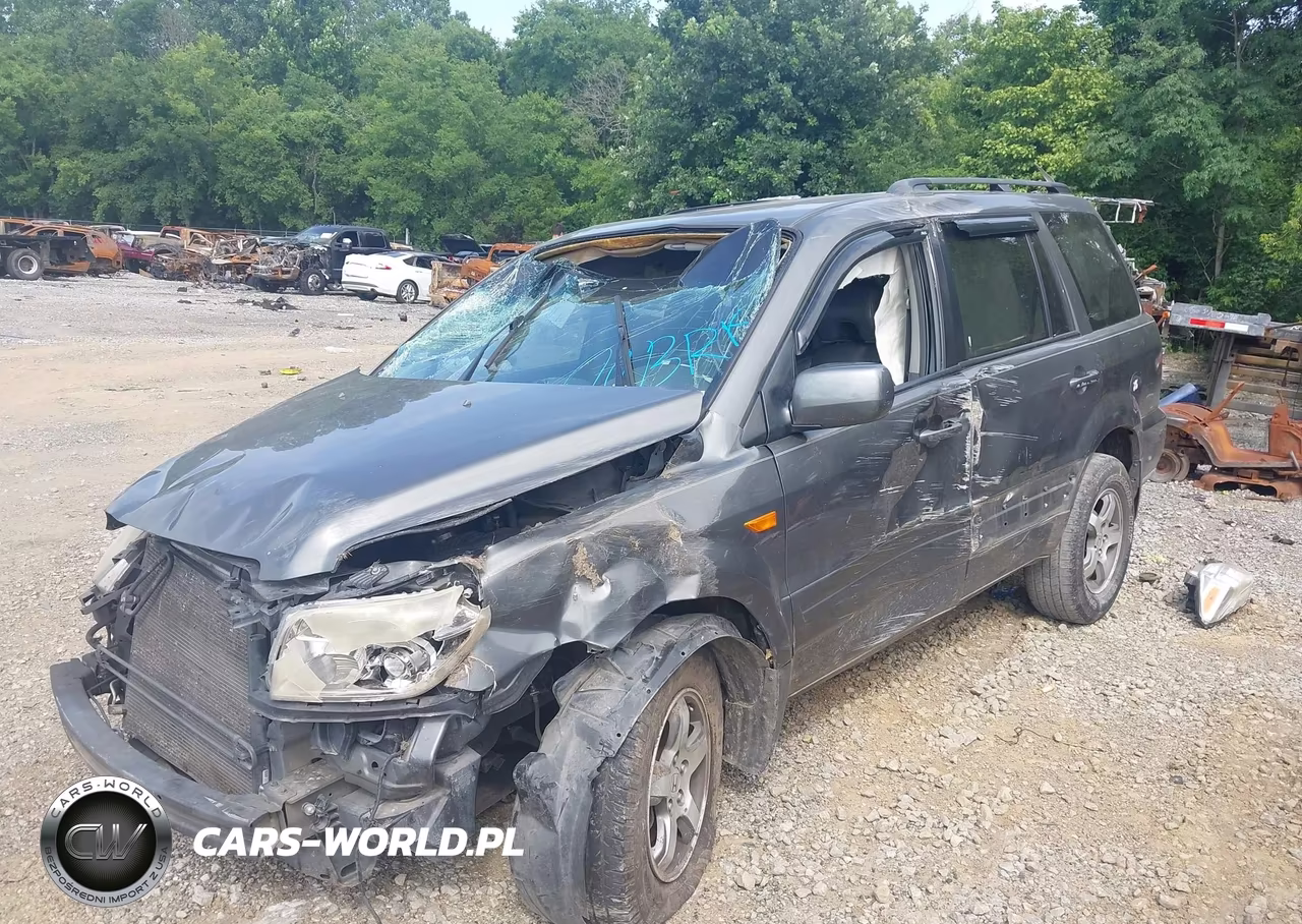 2008 Honda Pilot Ex-L VIN:5FNYF28718B029132 - 6