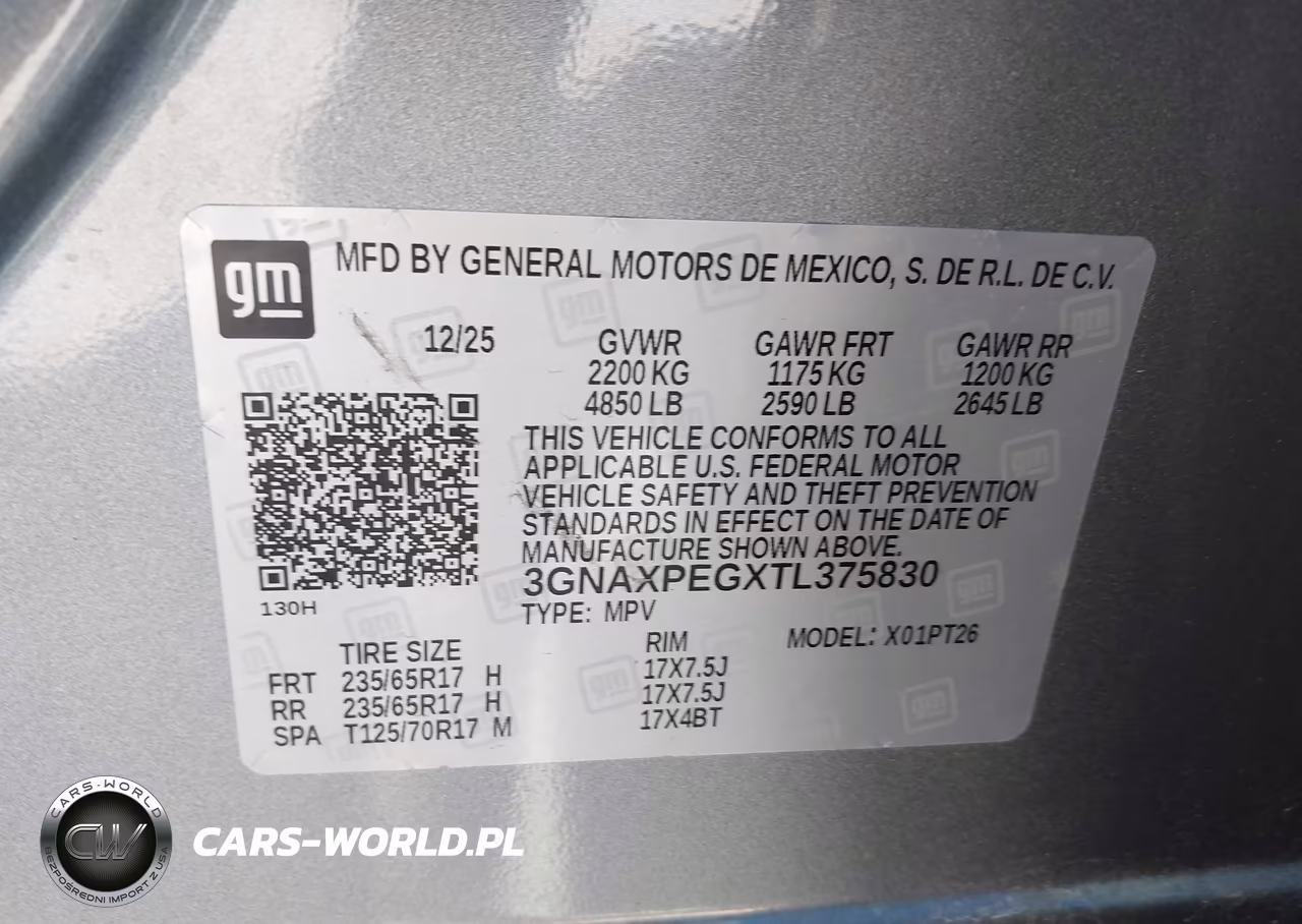 2026 Chevrolet Equinox Awd Lt VIN:3GNAXPEGXTL375830 - 9