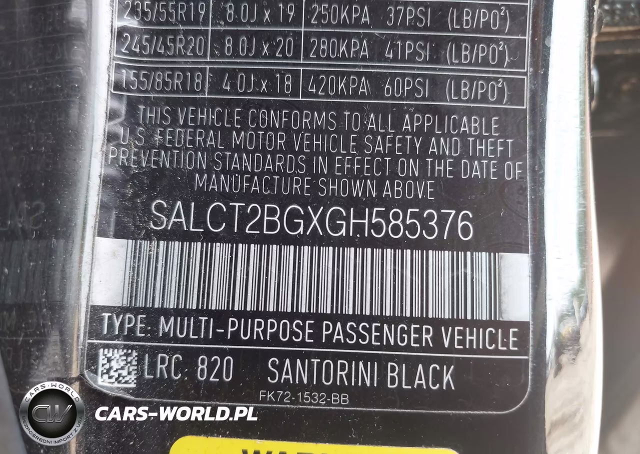 2016 Land Rover Discovery Sport Hse Lux VIN:SALCT2BGXGH585376 - 9