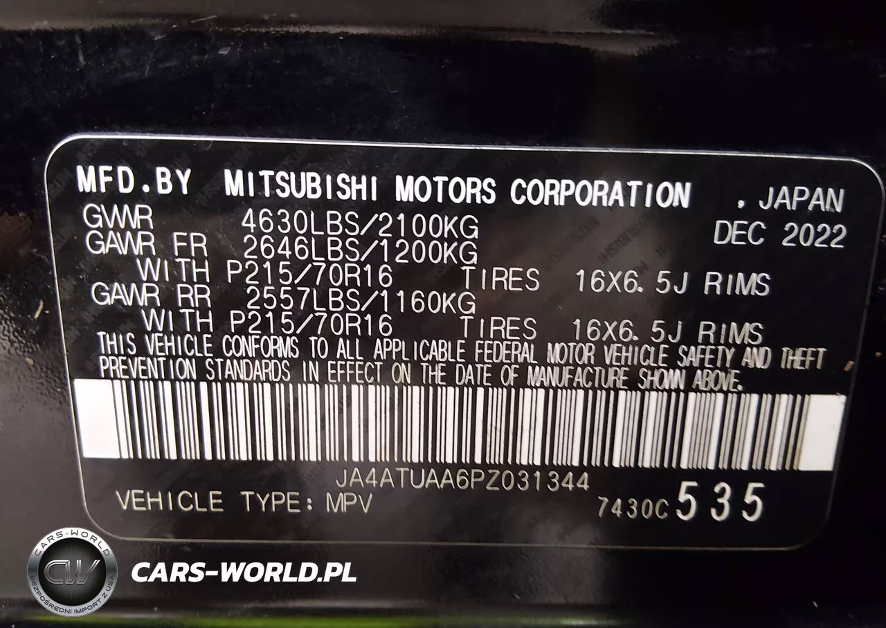 2023 Mitsubishi Eclipse Cross Es S-Awc VIN:JA4ATUAA6PZ031344 - 9