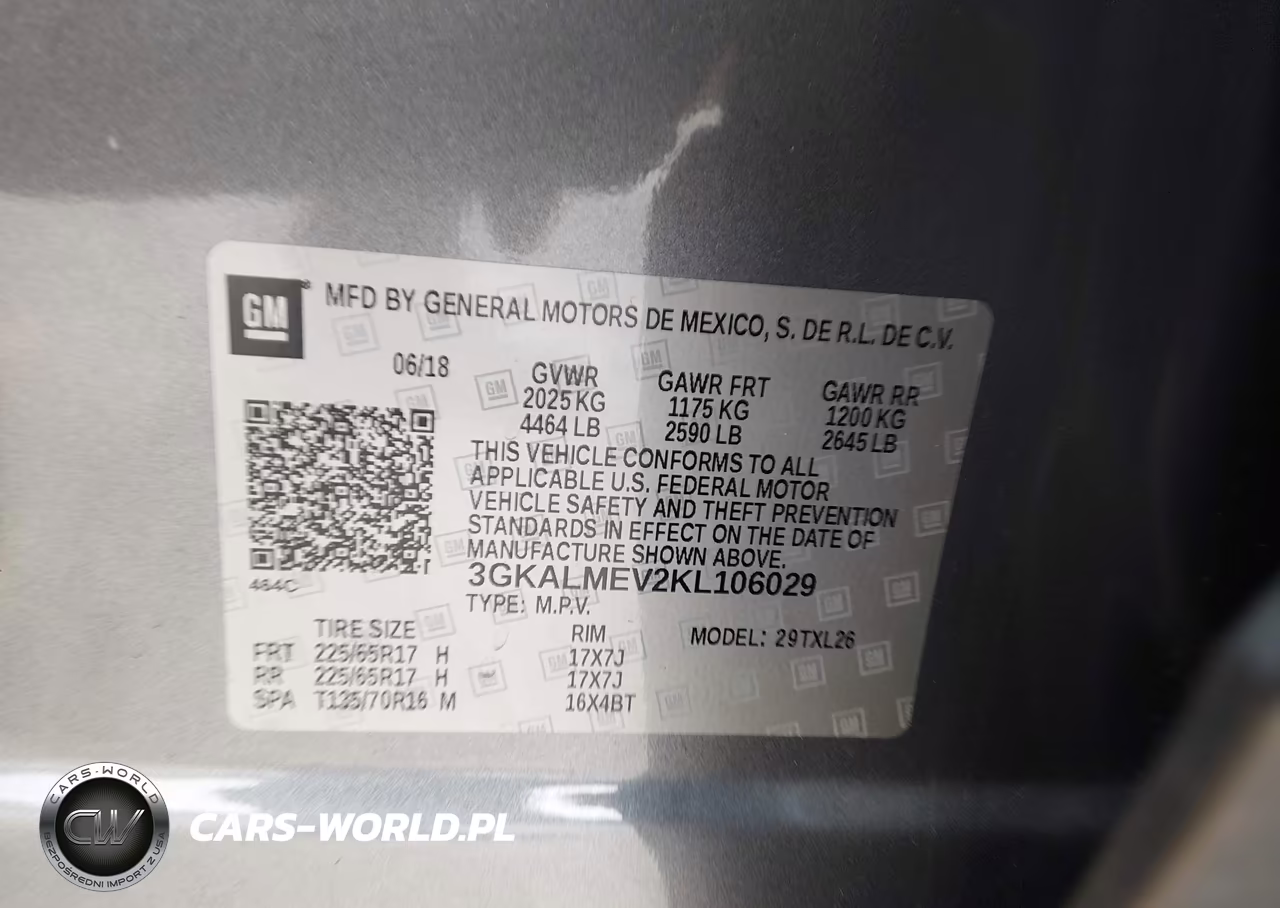 2019 GMC Terrain Sle VIN:3GKALMEV2KL106029 - 9