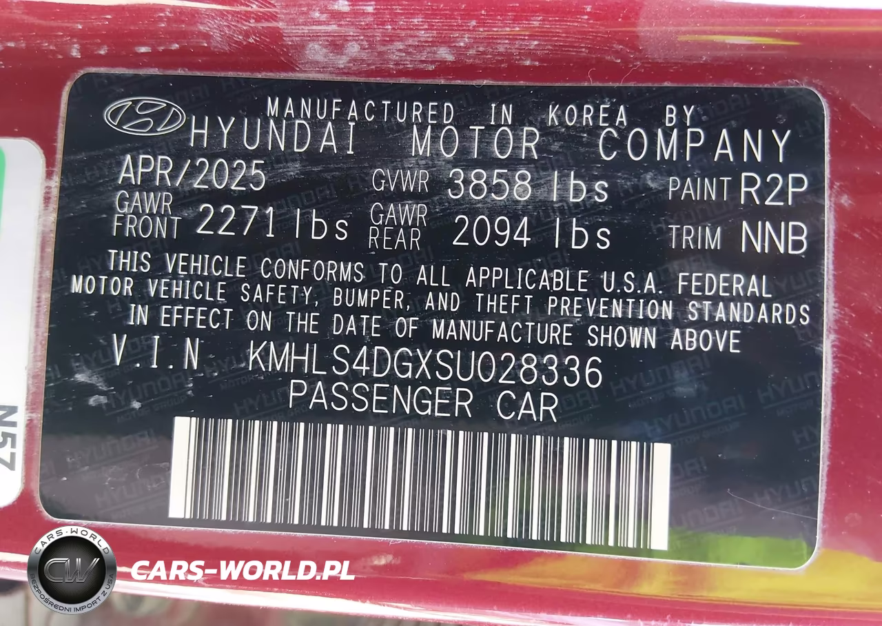 2025 Hyundai Elantra Sel Convenience VIN:KMHLS4DGXSU028336 - 9