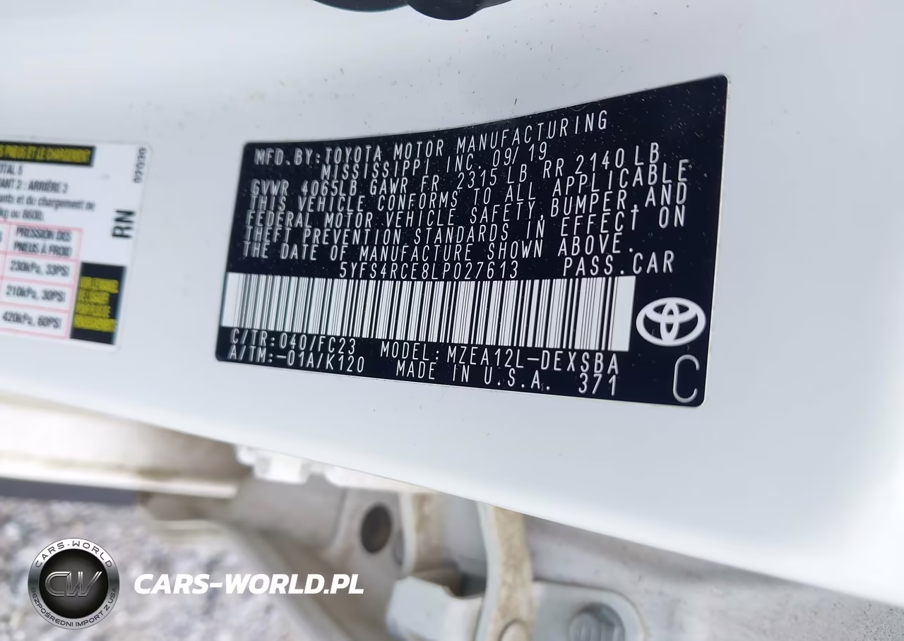 2020 Toyota Corolla Se VIN:5YFS4RCE8LP027613 - 9