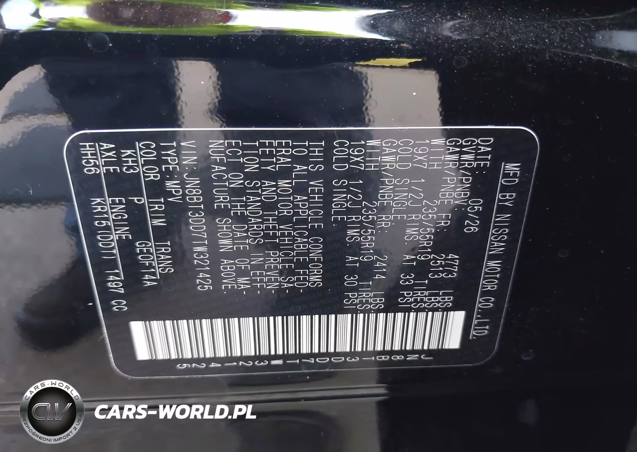 2026 Nissan Rogue Platinum VIN:JN8BT3DD7TW321425 - 9