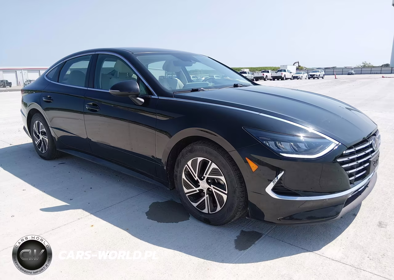 2021 Hyundai Sonata Blue VIN:KMHL24JJ9MA030115 - 1