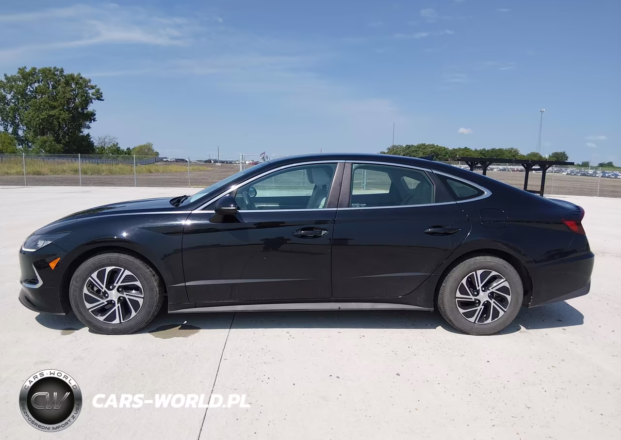2021 Hyundai Sonata Blue VIN:KMHL24JJ9MA030115 - 19