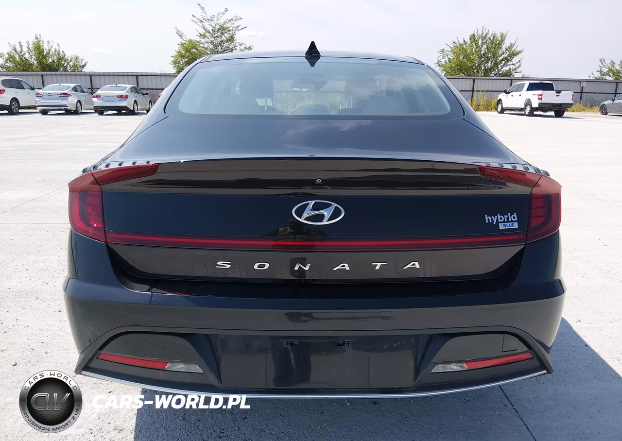 2021 Hyundai Sonata Blue VIN:KMHL24JJ9MA030115 - 21