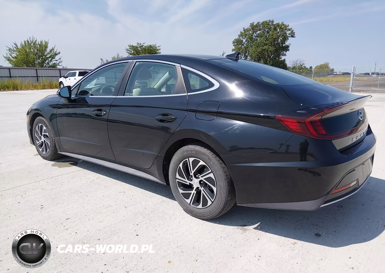 2021 Hyundai Sonata Blue VIN:KMHL24JJ9MA030115 - 3