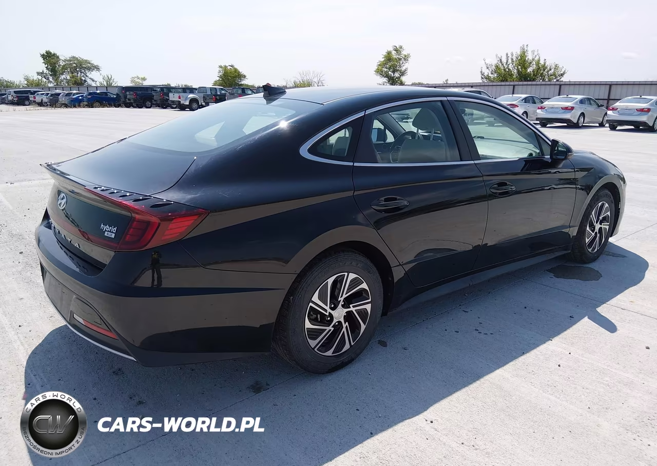 2021 Hyundai Sonata Blue VIN:KMHL24JJ9MA030115 - 4