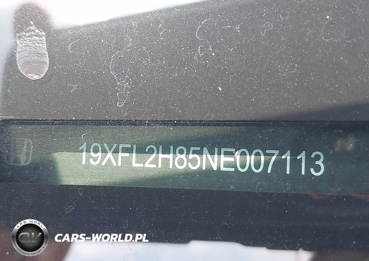 2022 Honda Civic Sport VIN:19XFL2H85NE007113 - 9