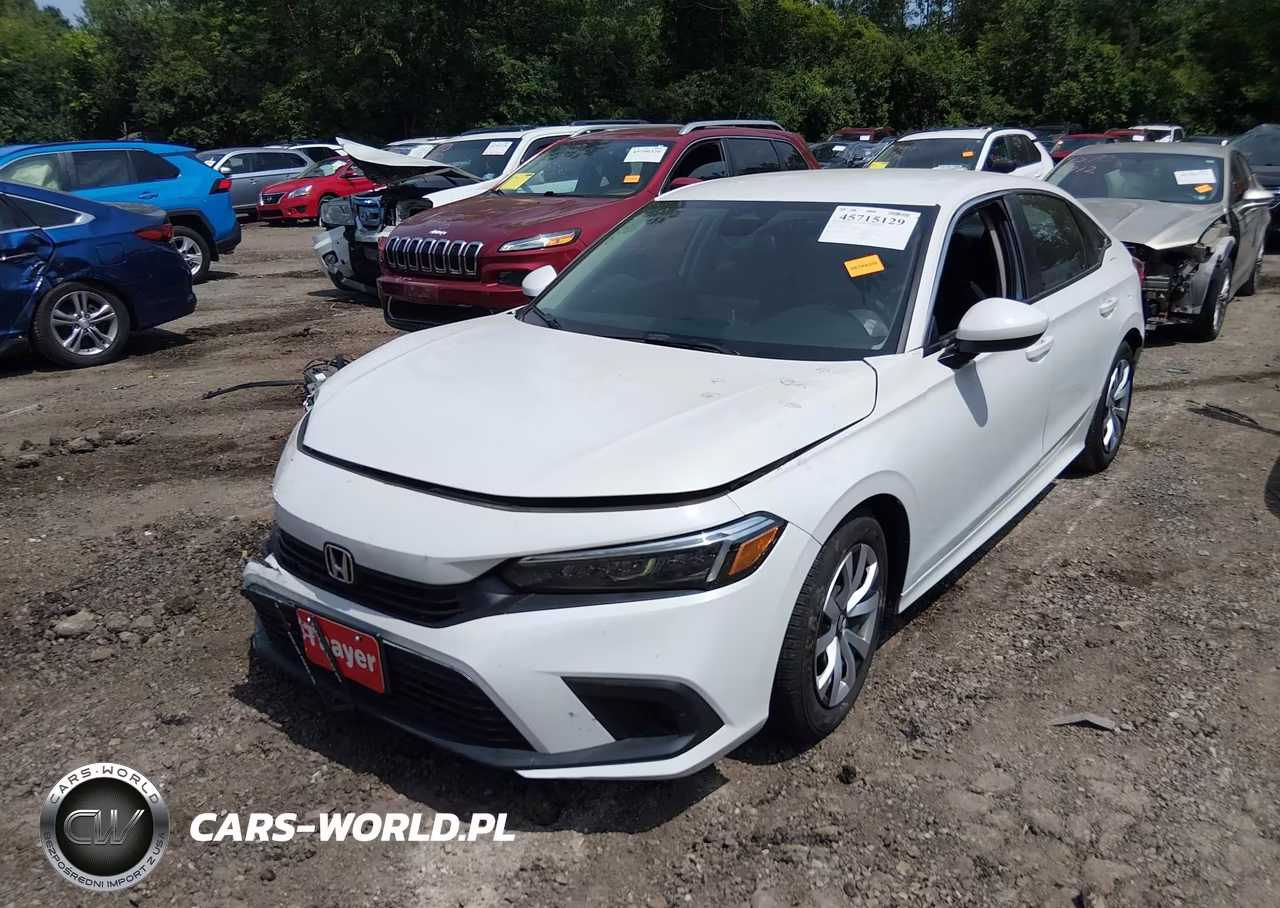 2022 Honda Civic Lx VIN:2HGFE2F23NH535974 - 2