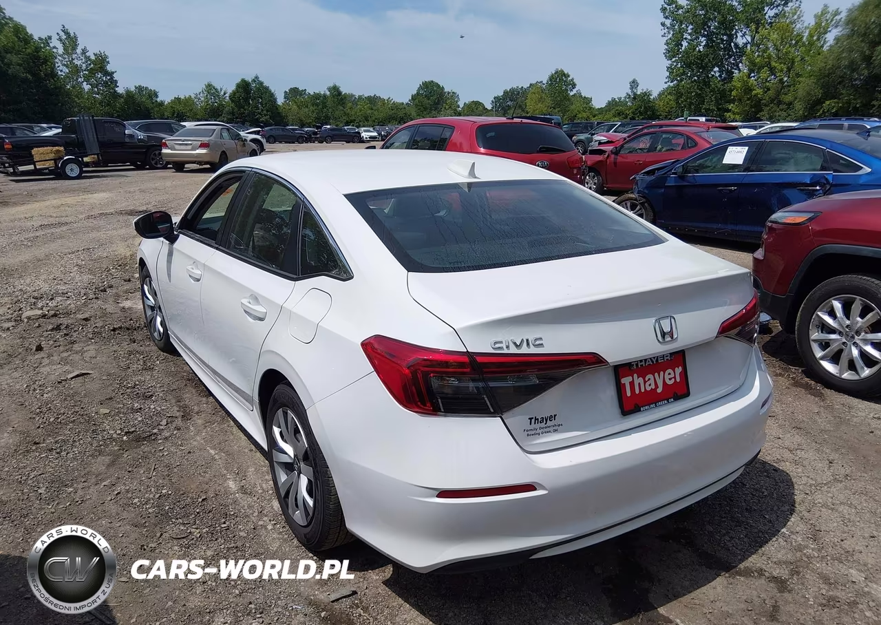 2022 Honda Civic Lx VIN:2HGFE2F23NH535974 - 3