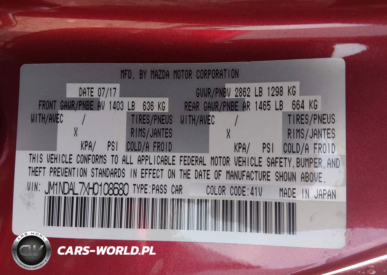 2017 Mazda Mx-5 Miata Rf Club VIN:JM1NDAL7XH0108680 - 9