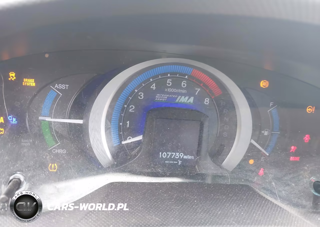 2010 Honda Insight Ex VIN:JHMZE2H78AS019177 - 7