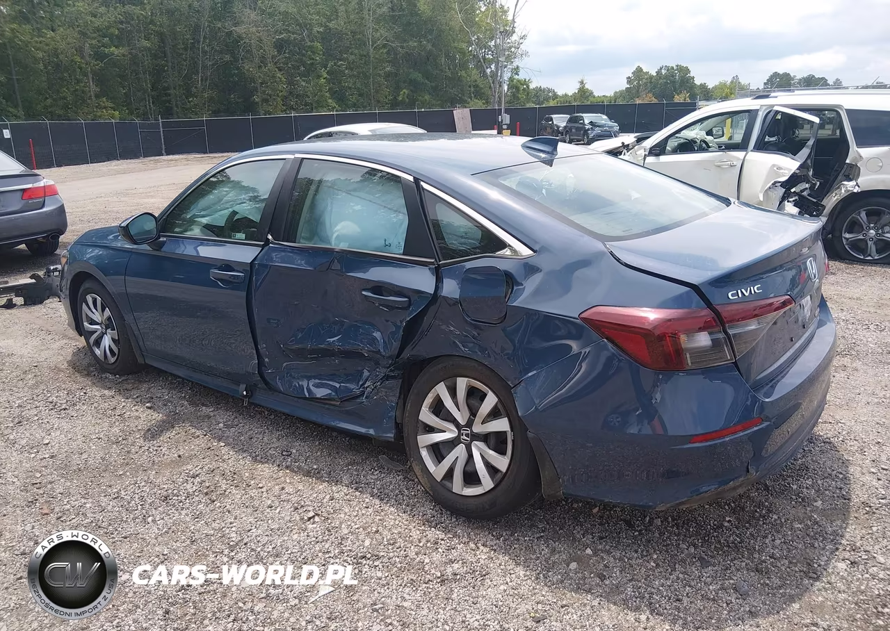 2026 Honda Civic Lx VIN:2HGFE2F20TH572946 - 3