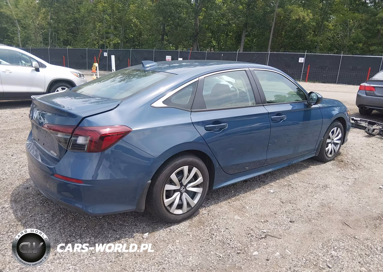 2026 Honda Civic Lx VIN:2HGFE2F20TH572946 - 4