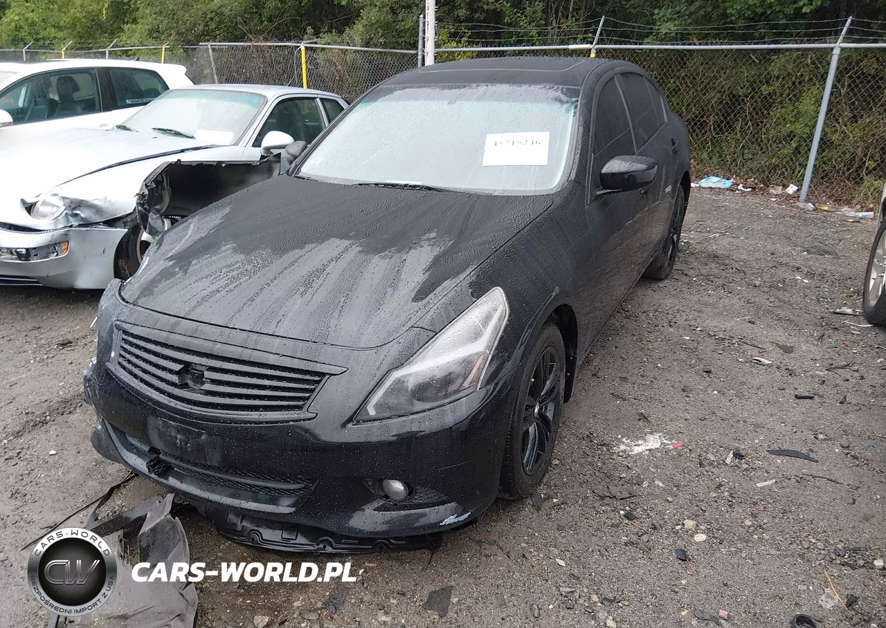 2011 Infiniti G25X VIN:JN1DV6AR2BM651969 - 2