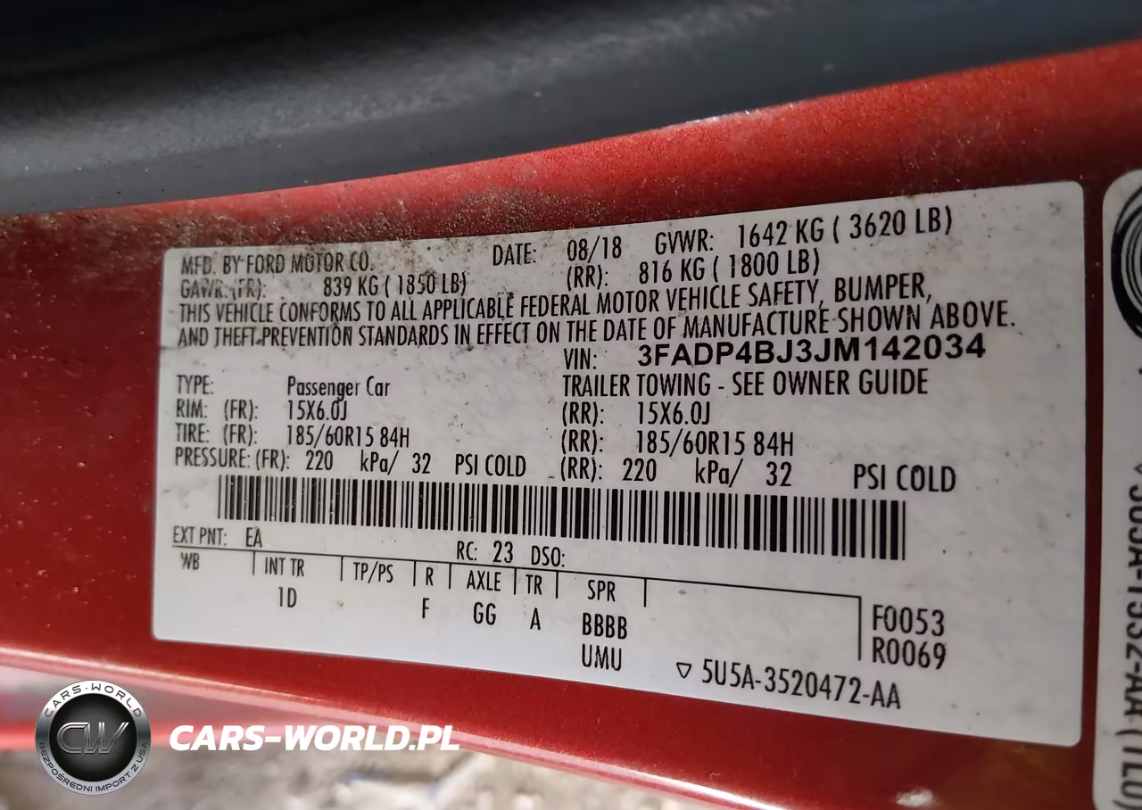 2018 Ford Fiesta Se VIN:3FADP4BJ3JM142034 - 9