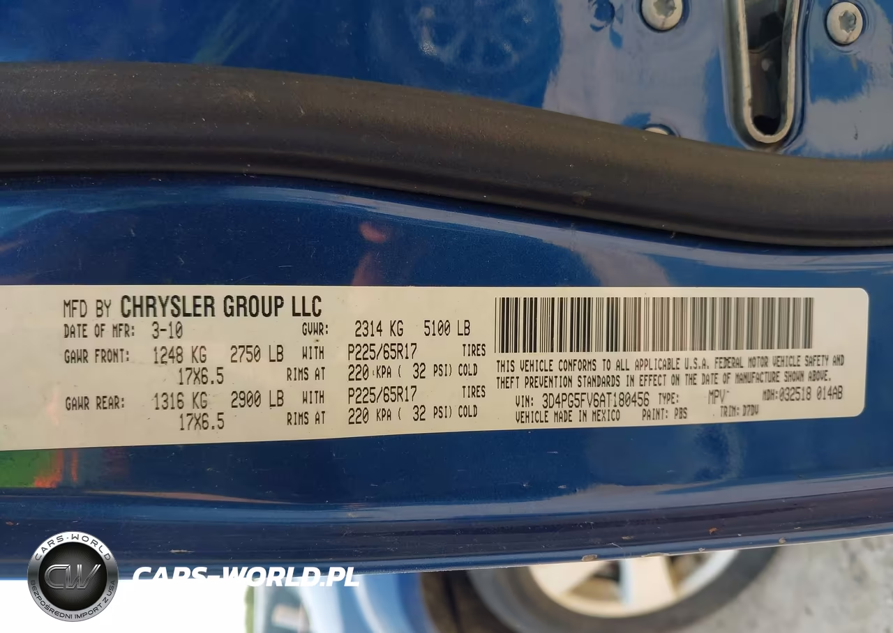 2010 Dodge Journey Sxt VIN:3D4PG5FV6AT180456 - 9